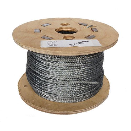 5mm 7x7 Galvanized Wire Rope Catenary Wire Choose Required Length 5mm Cable 